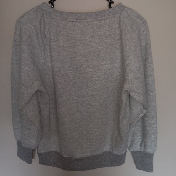 Gap Gray Silver Pullover Sweatshirt - Picture 3 of 9